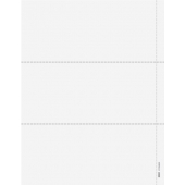 3up Blank Perforated Paper