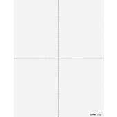 4up Blank Perforated Paper