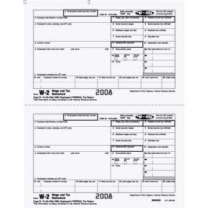 W-2 Employee Federal Copy B