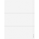 3up Blank Perforated Paper
